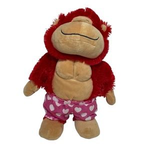 Gemma Red Heart Crushing Valentines Gorilla Dancing Can’t Touch This Plush Doll